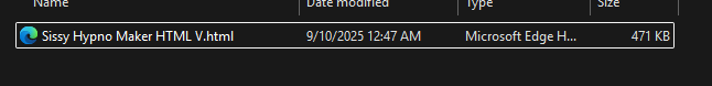 SISSY HYPNO MAKER HTML