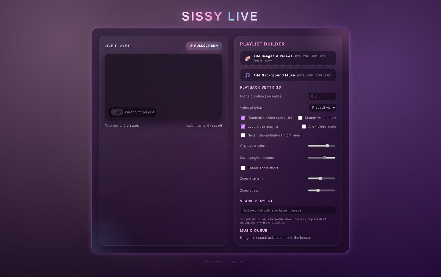 Sissy Live