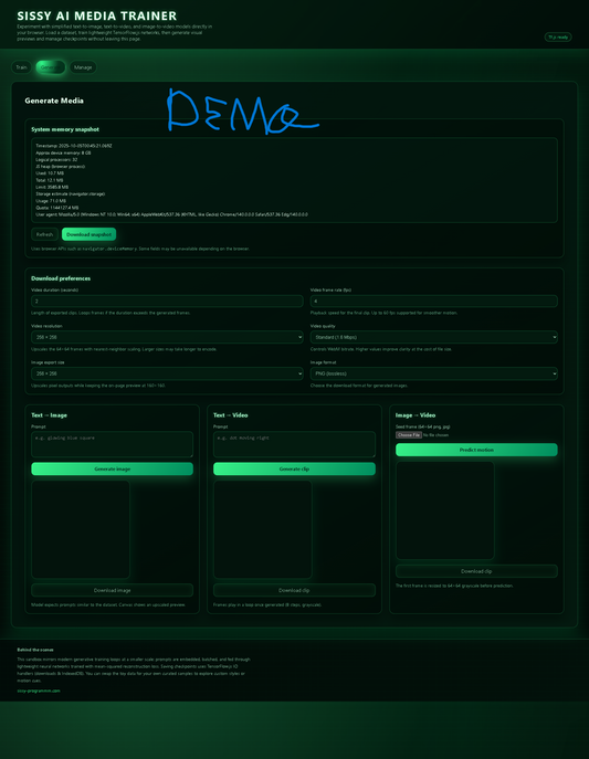 Sissy AI Media Trainer