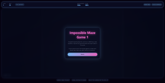 Impossible Maze Game 1
