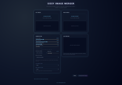 Sissy Image Merger HTML