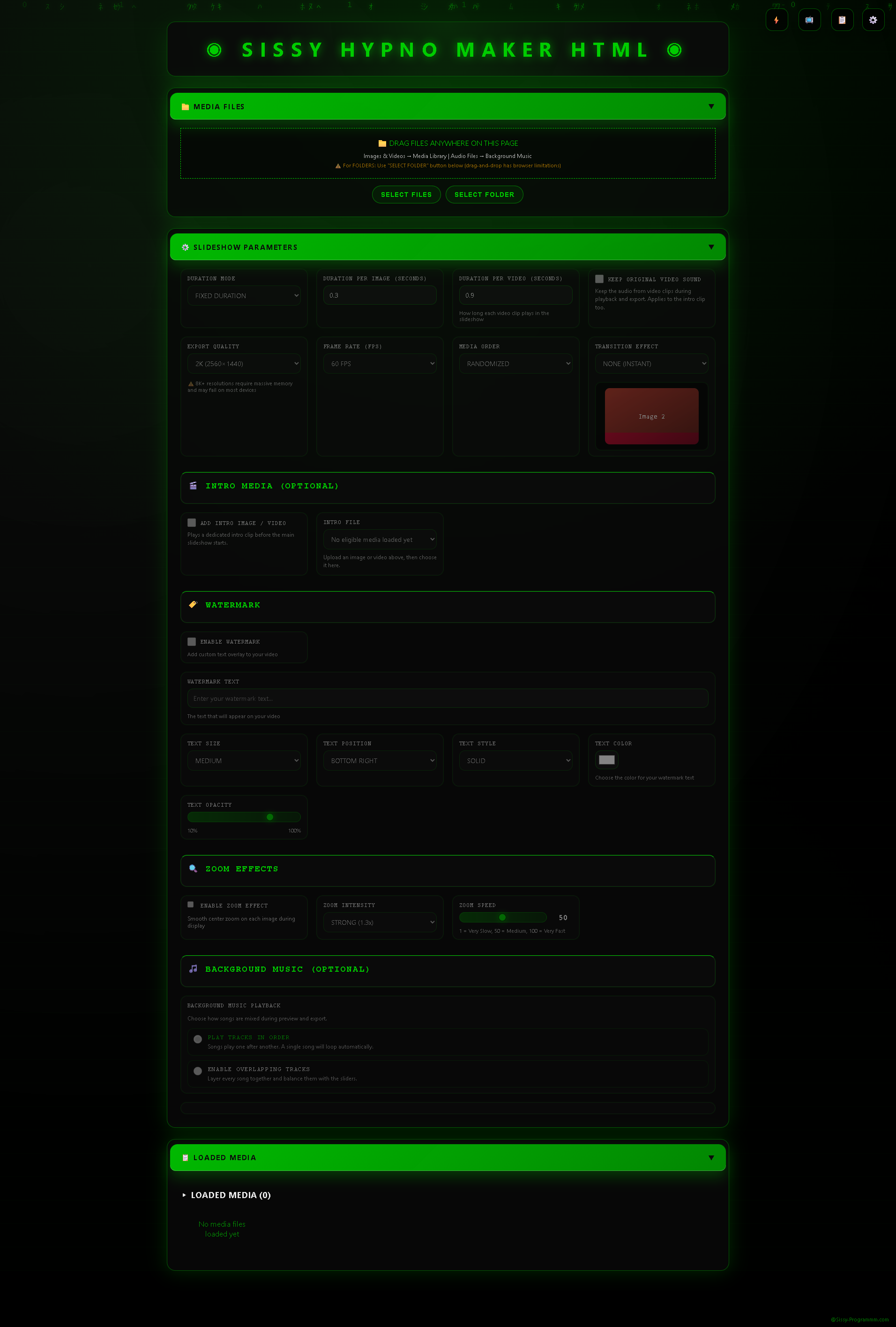 SISSY HYPNO MAKER HTML
