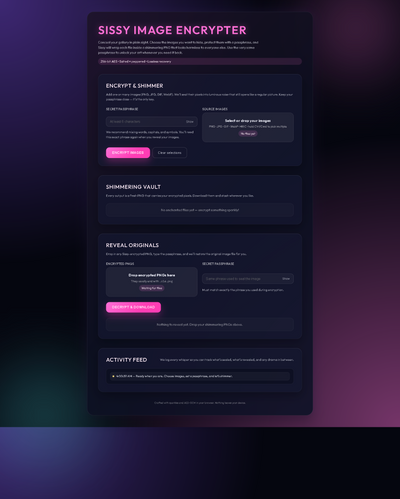 Sissy Image Encrypter