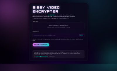 Sissy Video Encrypter .ENC