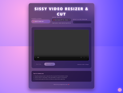 Sissy Video Resizer & Cut